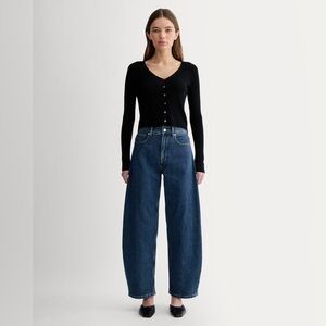 Everlane The Way-High Curve Jean in Ocean